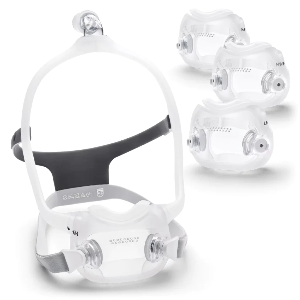 Philips Respironics – DreamWear Full Face Mask w/ Headgear (FitPack)