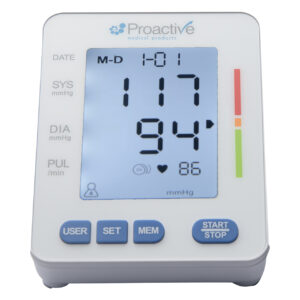 Proactive Protekt BP upper arm blood pressure monitor USB-C