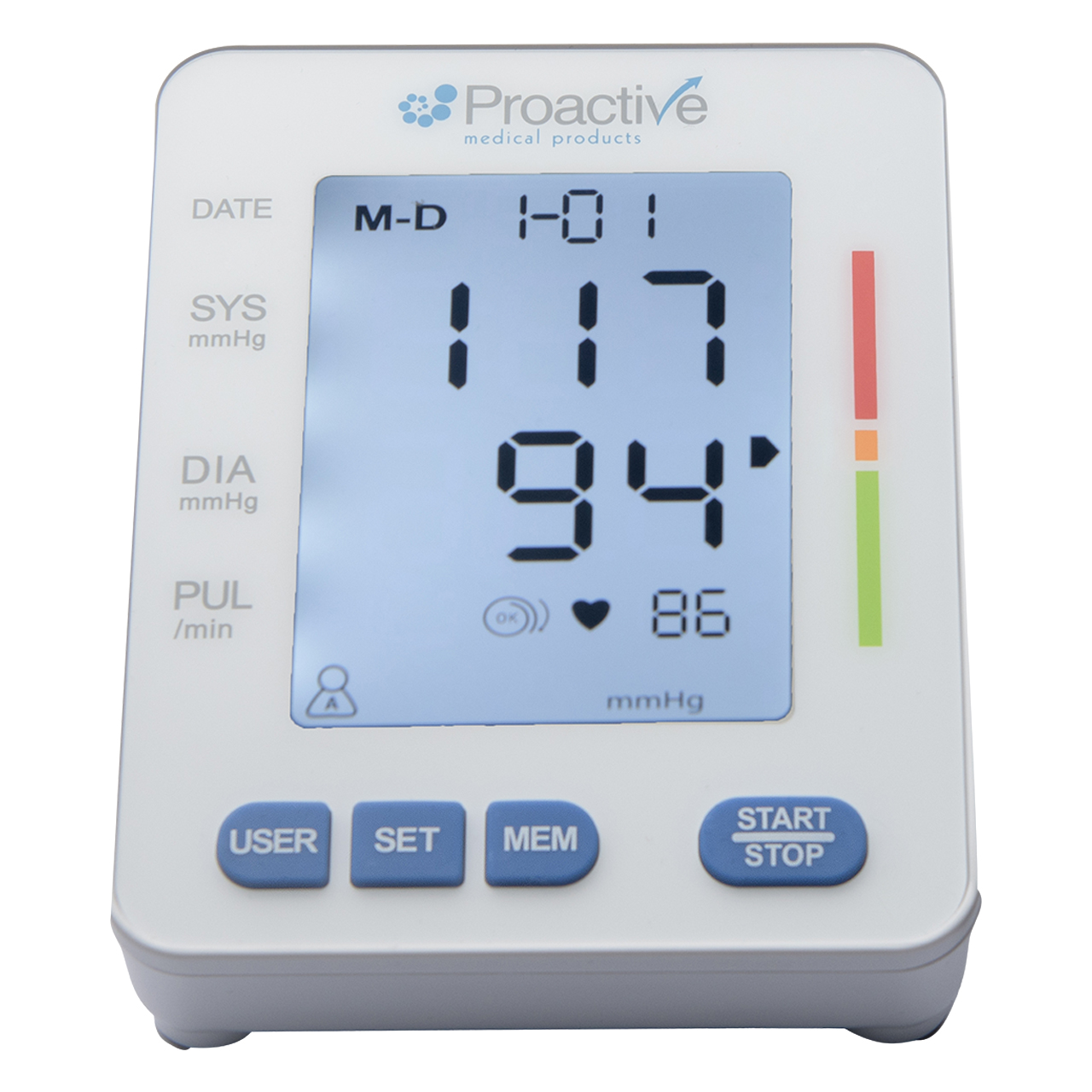 Proactive Protekt BP upper arm blood pressure monitor USB-C