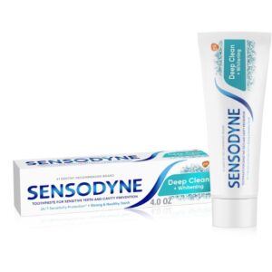 sensodyne toothpaste deep clean whitening