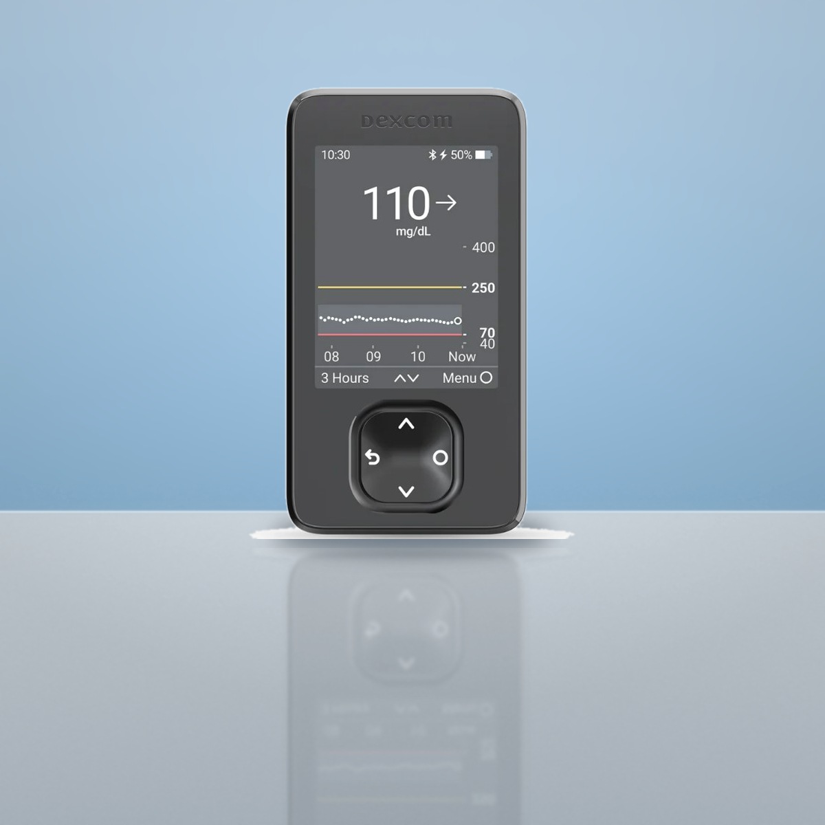 Dexcom G7 Receiver continuous glucose monitor display device