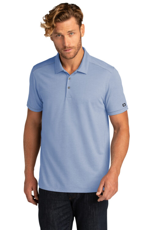 OGIO Embroidered Code Stretch Men's Polo Blue