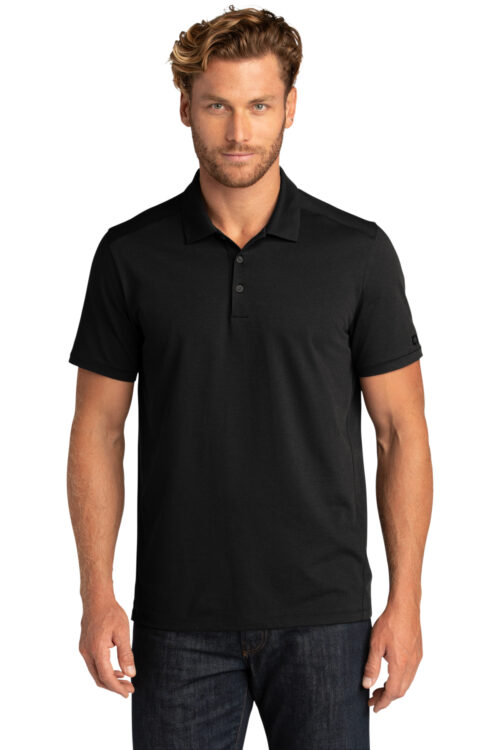 OGIO Embroidered Code Stretch Men's Polo Black