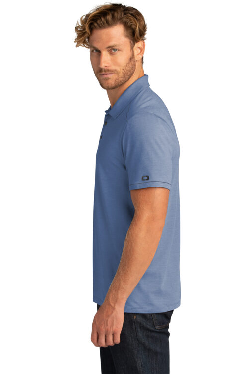OGIO Embroidered Code Stretch Men's Polo Grey - Image 4