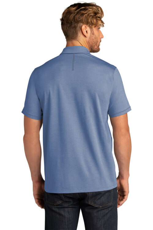 OGIO Embroidered Code Stretch Men's Polo Grey - Image 3