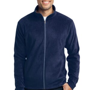 Port Authority Embroidered Men's Microfleece Jacket Dark Blue