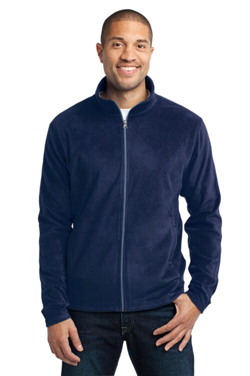Port Authority Embroidered Men's Microfleece Jacket Dark Blue
