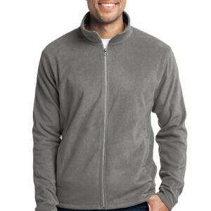 Port Authority Embroidered Men's Microfleece Jacket Grey