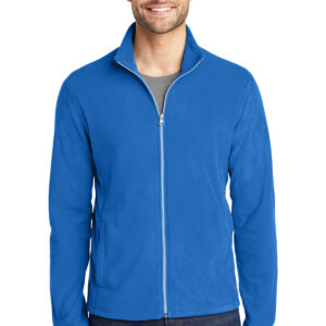 Port Authority Embroidered Men's Microfleece Jacket Blue