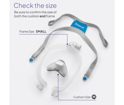 ResMed AirTouch F30i Clear complete mask system